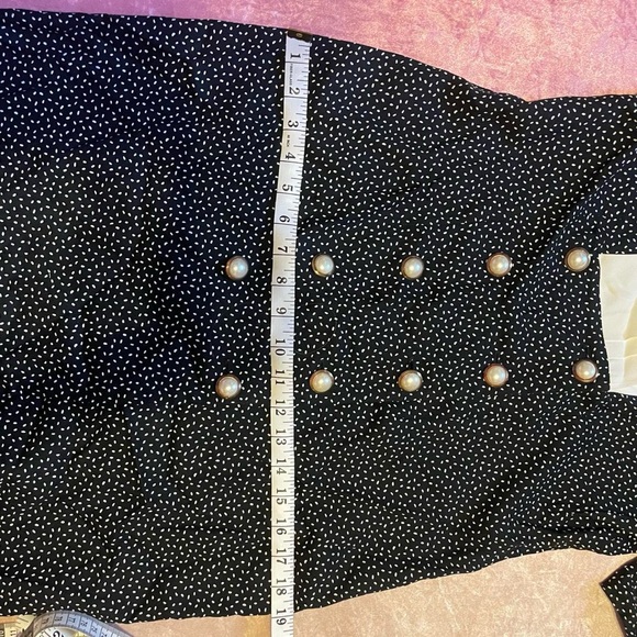 Vintage Lady Carol Polka Dot Dress 80s Secretary style - Picture 6 of 8